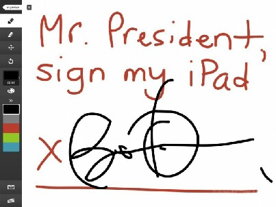 オバマ大統領のサイン