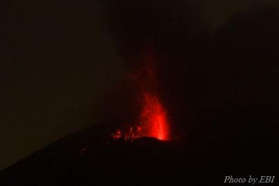 桜島の噴火 04