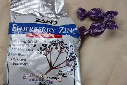 Zand, Elderberry Zinc, Herbalozenge, Black Elderberry, 15 Lozenges