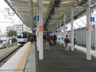 武蔵小杉駅横須賀線ホーム